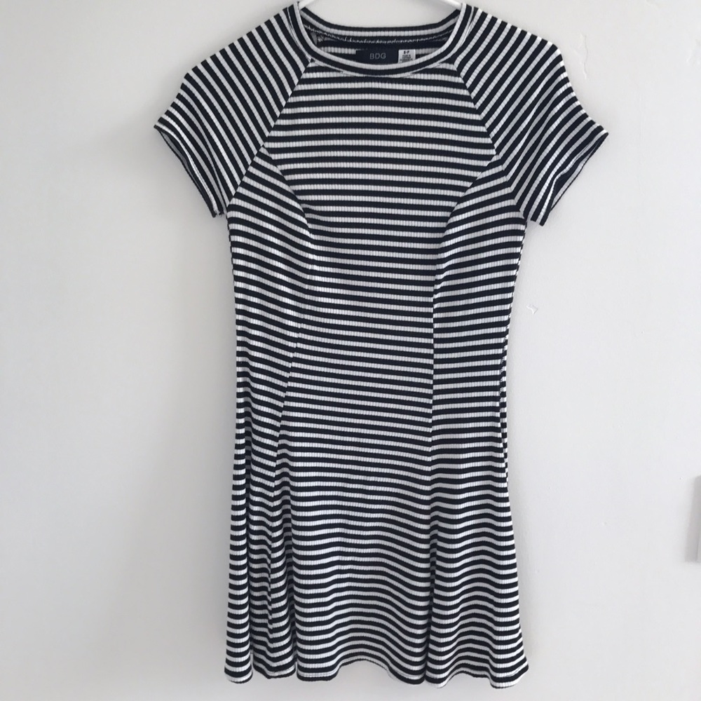 B&W Striped Dress